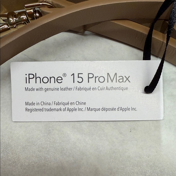 Bandolier Tan Phone Case with Strap - Picture 2 of 7